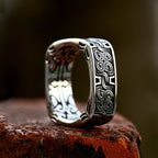 Viking Rune Ring — Stainless Steel
