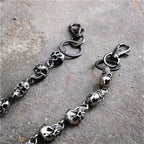 Gothic Skull Head Waist Chain — Gold-Tone Body Chain