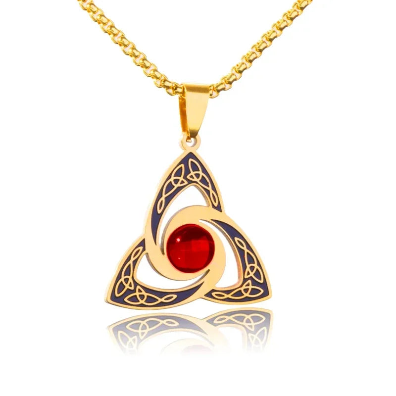 Stainless Steel Square Black Natural Stone Necklace Beautiful Geometric Polygon Pendant for Women Casual Punk Jewelry