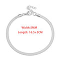 Rope Chain Bracelet 3-4mm — Stainless Steel
