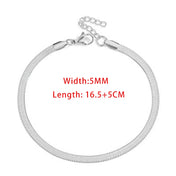 Rope Chain Bracelet 3-4mm — Stainless Steel