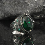 Multi-Color Adjustable Ring for Men — Zinc Alloy