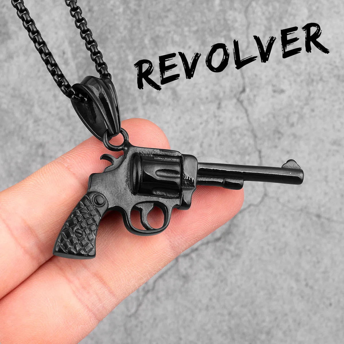 Gun Series AK47 M16 Sniper Rifle Stainless Steel Jewelry Men Necklaces with Pendant For Male Women Punk Hip Hop Gifts Wholesale