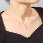 Egyptian Ankh Life Amulet Pendant Necklace — Stainless Steel