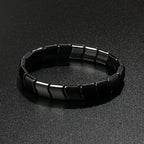 Fashion Wave Hematite Magnetic Bracelet Men Original Beaded Hematite Energy Bracelets for Women Positive Energy Jewelry