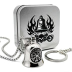 Moto Bell Steel Pendant Punk 316L Guardian