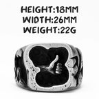 Thumb Up Ring Stainless Steel Retro