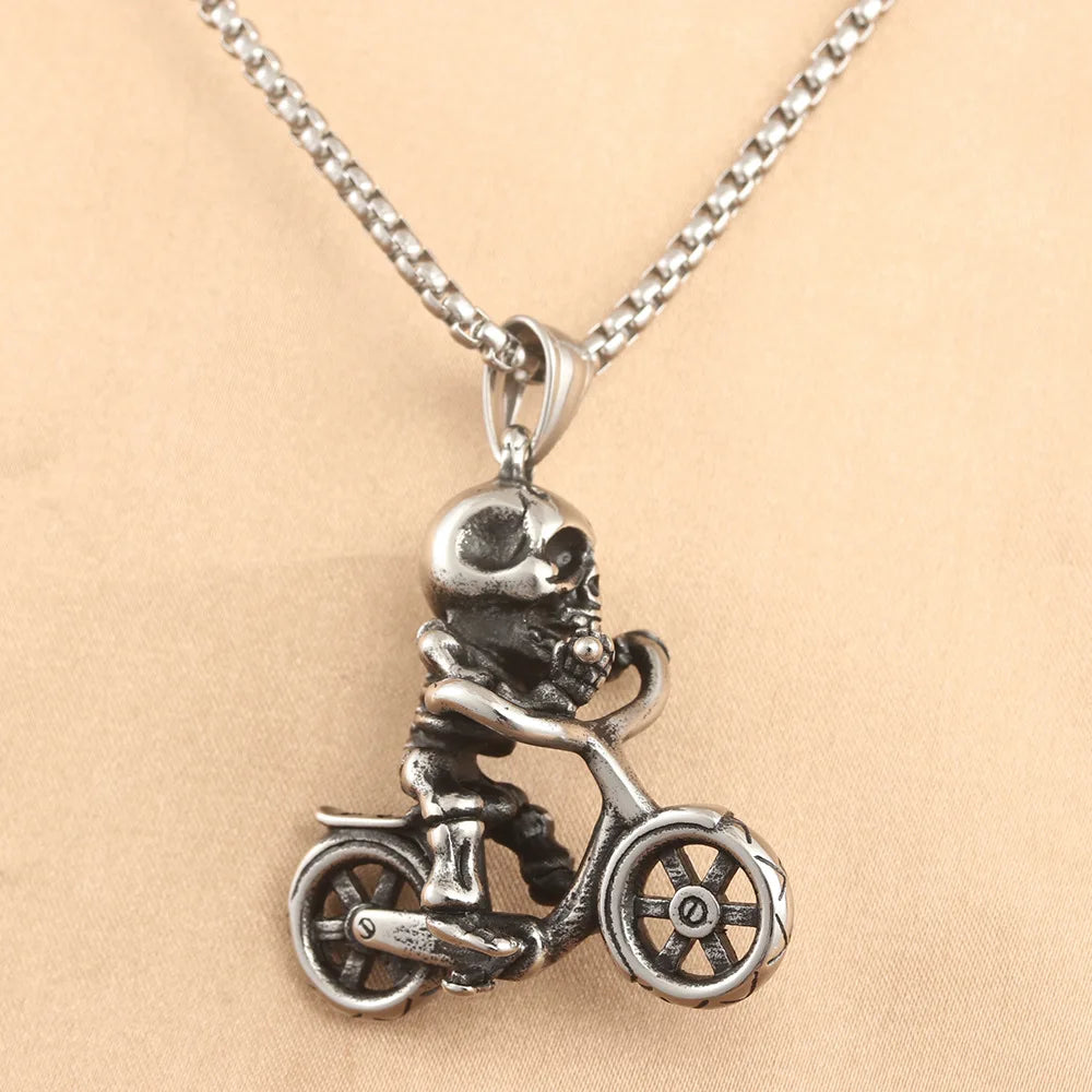Motorcycle Steel Pendant
