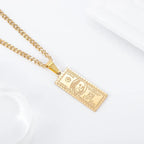 Orthodox Cross Stainless Steel Pendant Necklace