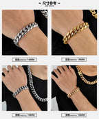 Stainless Steel Cuban Bracelet Miami Heavy