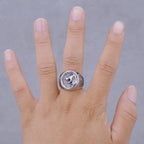 Viking Wolf Head Hunter Ring — Two-Tone, Stainless Steel