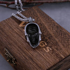 Devil Skull Box Chain Pendant Necklace — Stainless