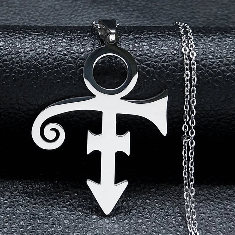 Minimal Love Symbol Necklace — Stainless