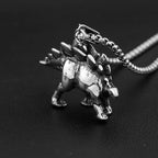 Dinosaur Pendant — Stainless Steel