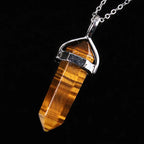 Amethyst Crystal Pendant Necklace