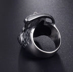 New Personalized Vintage Alloy Ring, Reaper Sickle, Dominant Skull Head Male Ring