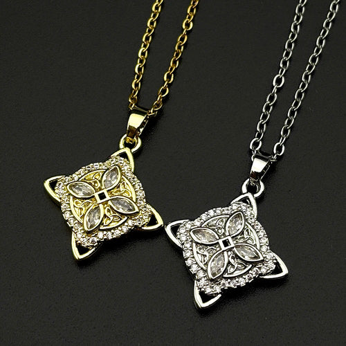 Celtic Gold Pendant Necklace