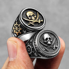 Pirate Skull Ring — Stainless Steel