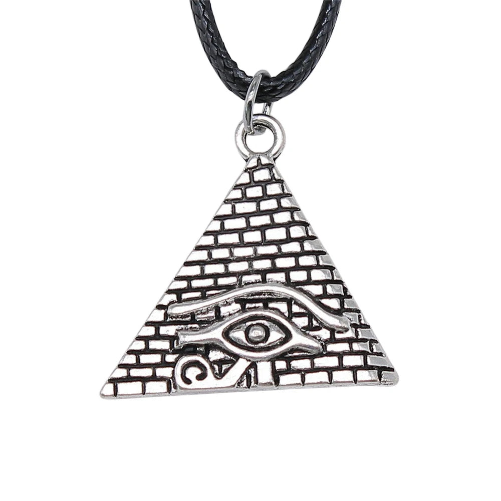 Eye of Horus Pendant Necklace — Egyptian Protection Amulet
