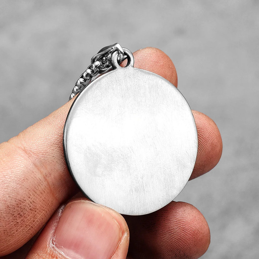 Crusade Paladin Pendant Necklace — Stainless Steel