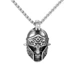 Gothic Skull Pendant Necklace — Stainless Steel