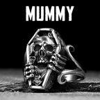Mummy Skull Ring — Stainless Steel