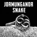 Snake Ouroboros Ring — Stainless Steel