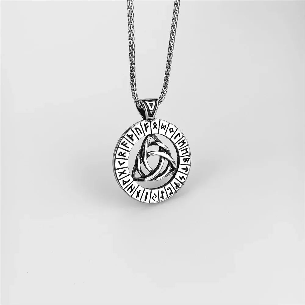 Viking Celtic Trinity Knot Pendant — Stainless Steel