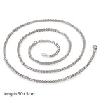 Vintage Boundless Joy Stone Pendant For Men Jewelry Ethnic Style Lucky Chain Necklace Male Personality Sweater Accessories