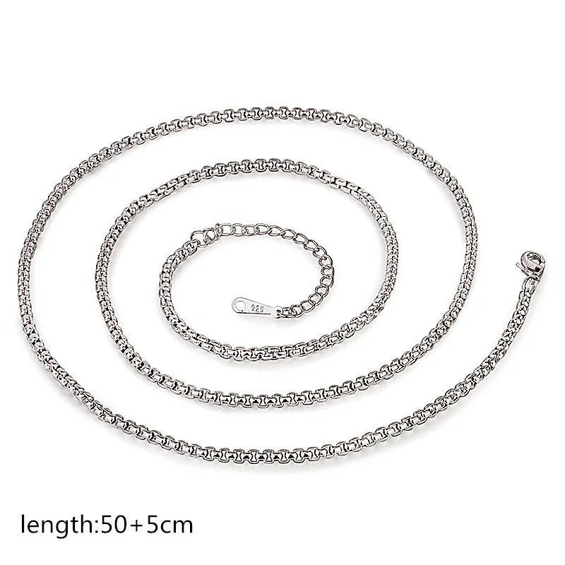 Vintage Boundless Joy Stone Pendant For Men Jewelry Ethnic Style Lucky Chain Necklace Male Personality Sweater Accessories