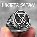 Lucifer Satan Signet Ring — Stainless Steel