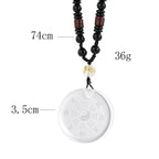 Yin Yang Taiji Bagua Pendant Necklace — Chinese Lucky Amulet