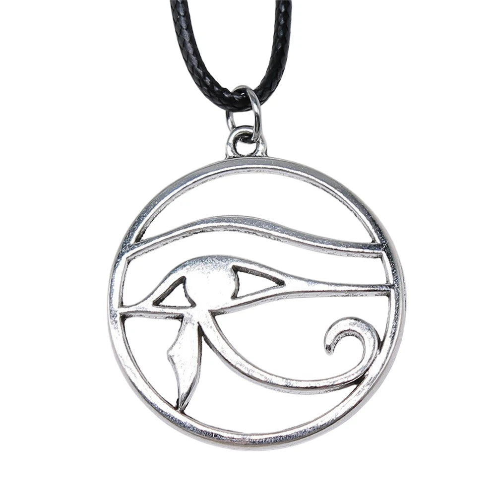 Eye of Horus Pendant Necklace — Egyptian Protection Amulet