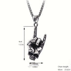 Skull Pendant Necklace — Gothic Statement