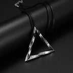 New Twisted Mobius Silver Color Pendant Men and Women Couple Hip Hop Student Pendant Anniversary Jewelry Gift