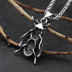 Gothic Bee Pendant — Stainless Steel