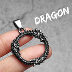 Dragon Stainless Steel Pendant Necklace