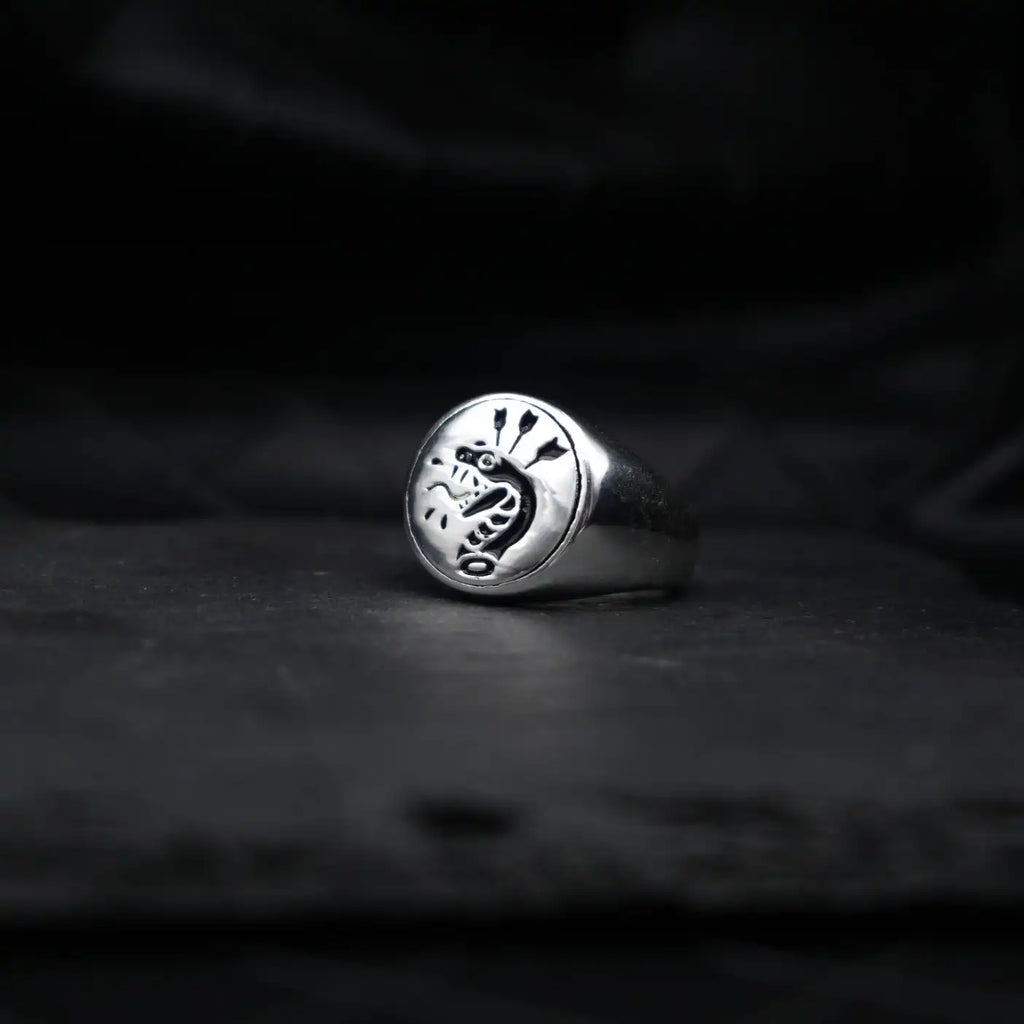 Luxury Felled Serpent Men Women Ring Stainless Steel Silver Plated Jewelry Anel Masculino Decoration Couple Gift Anillo