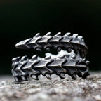 2022 NEW Men's 316L stainless steel rings Vintage Fashion Gothic Motorcycle Jewelry for teen gift free shipping