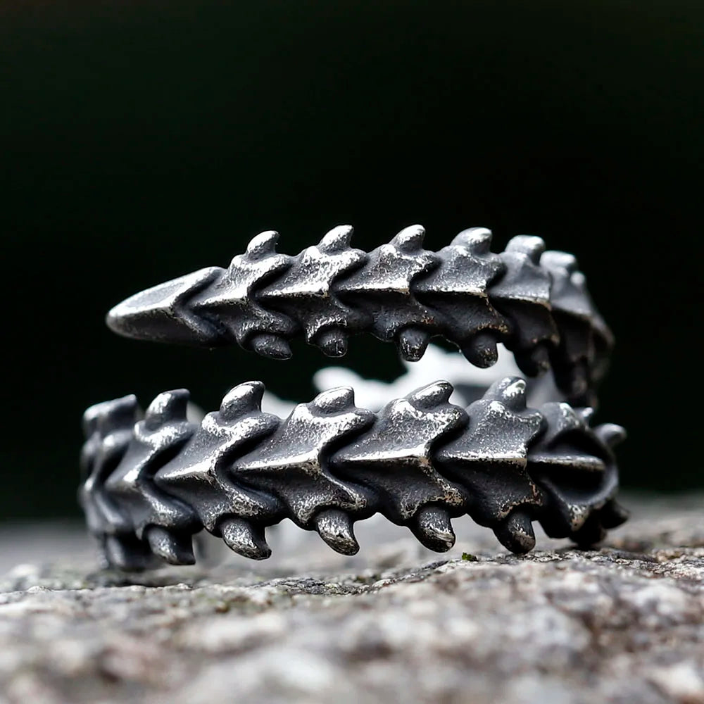 2022 NEW Men's 316L stainless steel rings Vintage Fashion Gothic Motorcycle Jewelry for teen gift free shipping