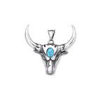 Vintage 316L Stainless Steel Bull Head Pendant Necklace For Men Women Hip Hop Fashion Animal Punk Jewelry Amulet Gifts