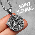 Archangel Michael Pendant — Stainless Steel