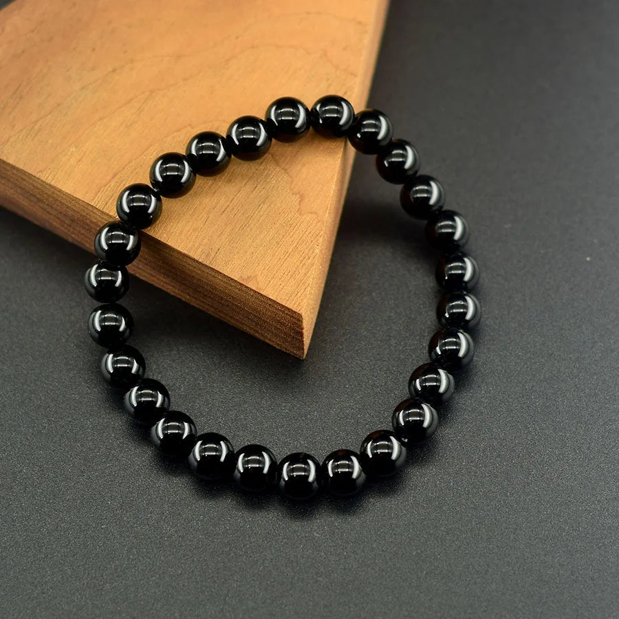 Multi-Color Bead Bracelet with Adjustable Length