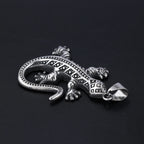 Lizard Animal Pendant Necklace — Stainless Steel