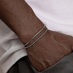 Rope Chain Bracelet Set — Stainless Steel