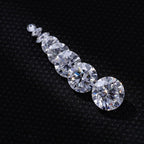VVS1 Moissanite Loose Stones D Color 0.7-10MM