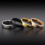 4mm 6mm 8mm Wide Stainless Steel Rings High Polished 2020 New Fashion Classic And Generous For Men's And Women's Ring Jewelry Gi