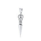 Tibetan Vajra Dagger Pendant Necklace — Stainless Steel