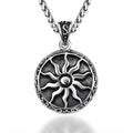 Apollo Sun God Stainless Steel Pendant Necklace