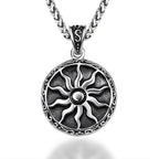 Apollo Sun God Stainless Steel Pendant Necklace